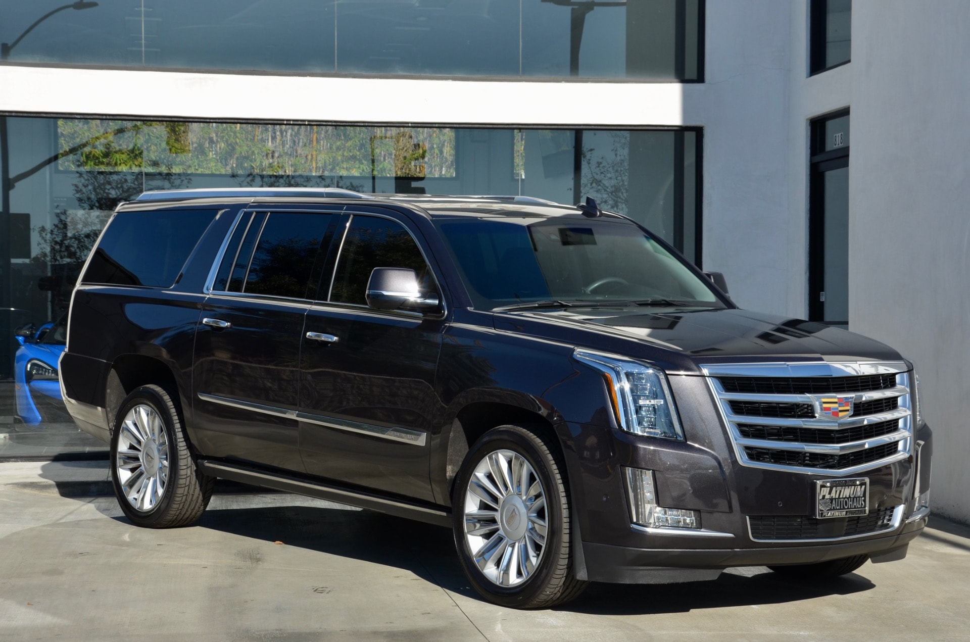 Black Cadillac Escalade luxury SUV exterior