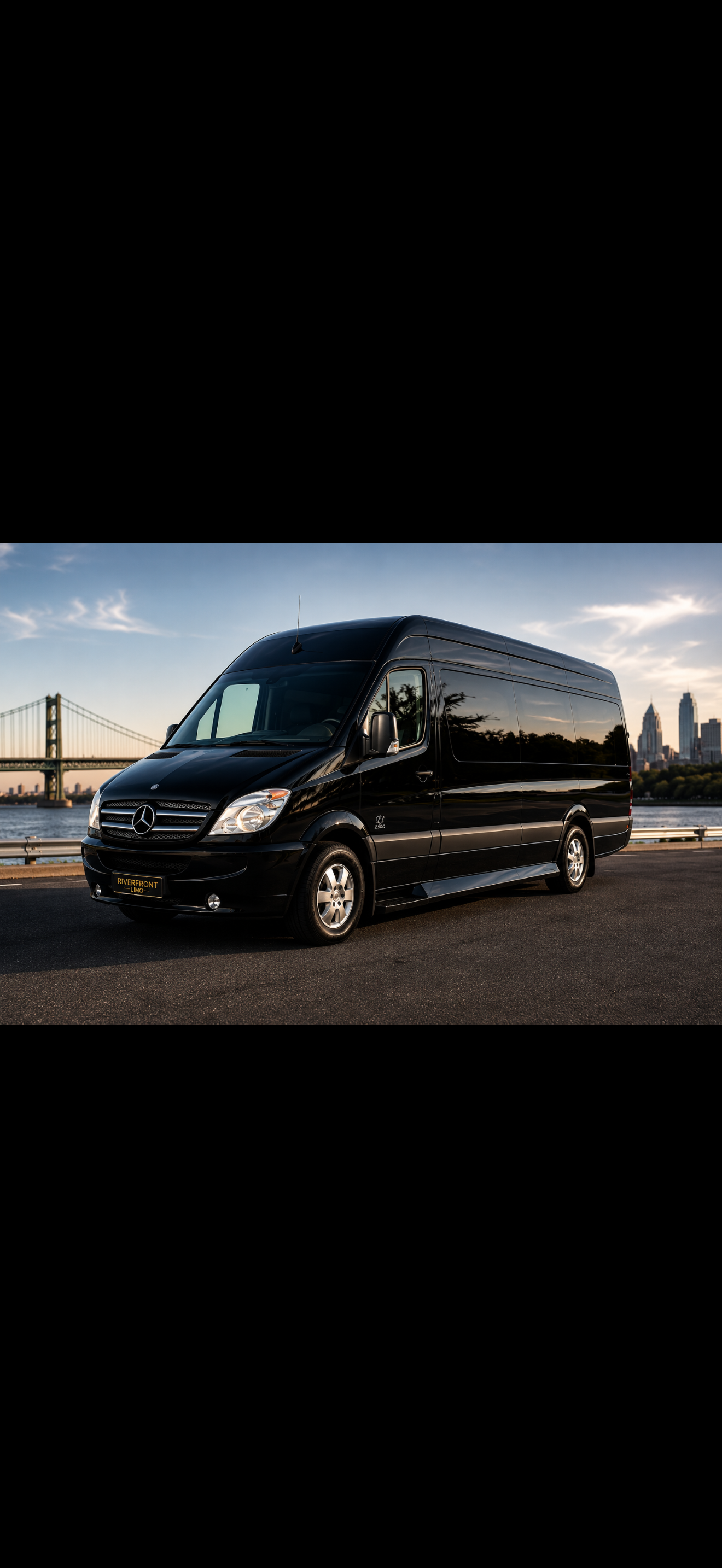 Mercedes-Benz Sprinter exterior waterfront cityscape